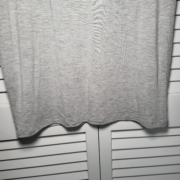 GREY Slip On Cap Sleeves Midi dress Velvet Torch M - Picture 6 of 9